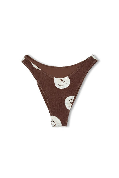 ZULU & ZEPHYR - COCOA SWIRL TEXTURED CURVE BRIEF - PERTH STOCKIST - PERTH BOUTIQUE