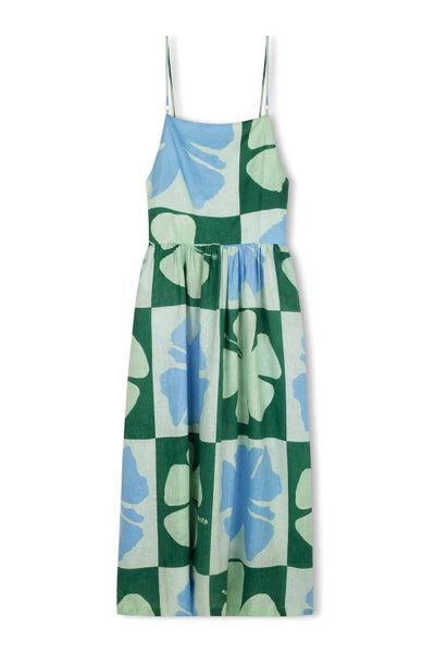ZULU & ZEPHYR - HIBISCUS LINEN DRESS