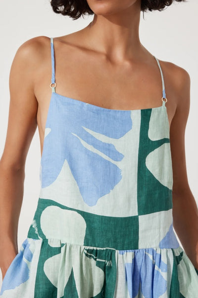 ZULU & ZEPHYR - HIBISCUS LINEN DRESS