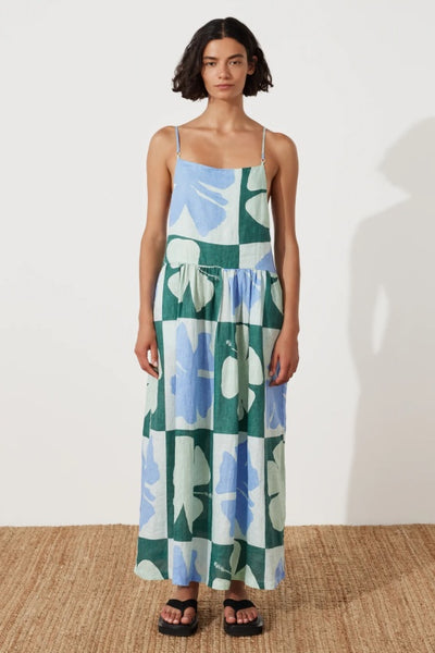 ZULU & ZEPHYR - HIBISCUS LINEN DRESS