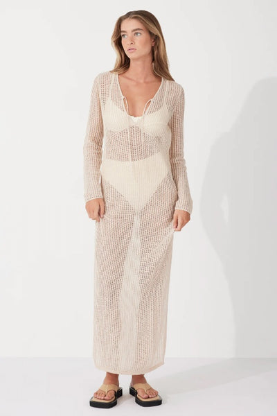 ZULU & ZEPHYR - HUSK LATTICE KNIT DRESS