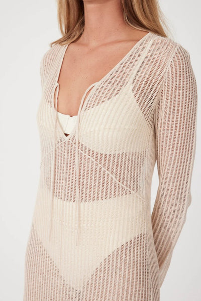 ZULU & ZEPHYR - HUSK LATTICE KNIT DRESS