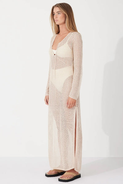 ZULU & ZEPHYR - HUSK LATTICE KNIT DRESS