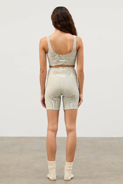 ZULU & ZEPHYR - STRIPE RIB 7INCH BIKE SHORT - COCONUT - PERTH STOCKIST - AUSTRALIAN STOCKIST - WA STOCKIST - AUSTRALIA STOCKIST - AUS STOCKIST - PERTH BOUTIQUE - WA BOUTIQUE - AUS BOUTIQUE - AUSTRALIA BOUTIQUE