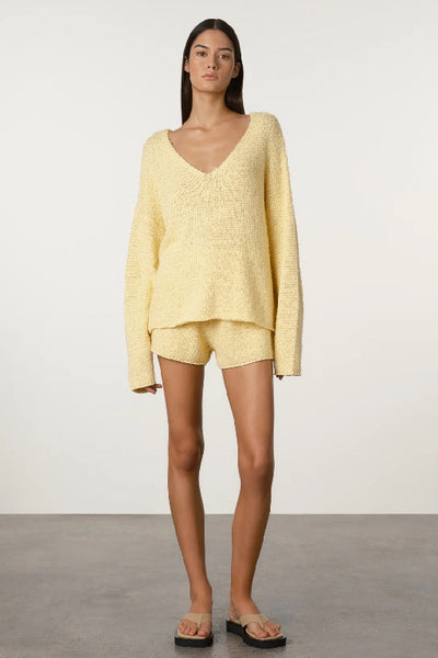 ZULU & ZEPHYR - TEXTURED KNIT JUMPER - BUTTER - PERTH BOUTIQUE - AUSTRALIAN BOUTIQUE - WA BOUTIQUE - INTERNATIONAL SHIPPING - USA SHIPPING - PERTH STORES - PERTH STORE - AUSTRALIA - WA - WESTER AUSTRALIA - WOMENS FASHION - FASHION - CLOTHING - WA STOCKIST - PERTH STOCKIST - AUSTRALIAN STOCKIST - STOCKIST