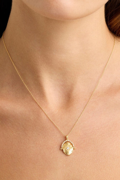 BY CHARLOTTE - NORTH STAR  SPINNER NECKLACE