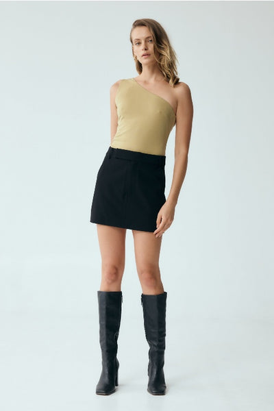 THIRD FORM - FORM ONE SHOULDER TOP - KHAKI