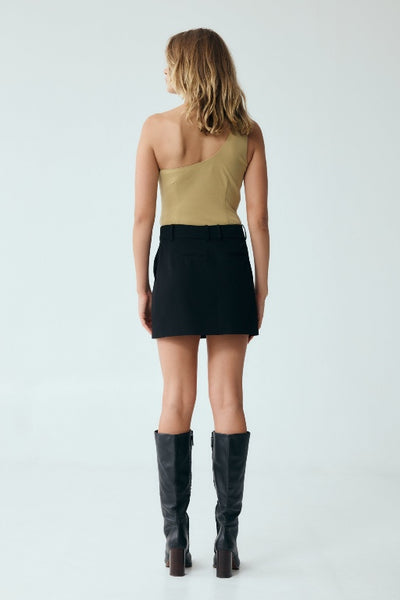 THIRD FORM - FORM ONE SHOULDER TOP - KHAKI