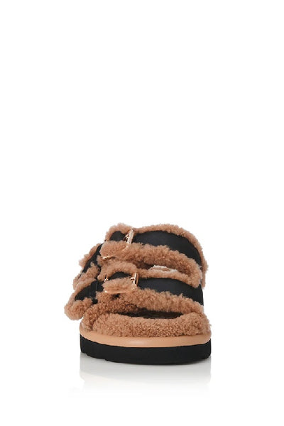 ALIAS MAE - SAINT SANDAL - BLACK LEATHER _ SHEARLING - PERTH STOCKIST - AUSTRALIAN STOCKIST - WA STOCKIST - AUSTRALIA STOCKIST - AUS STOCKIST - PERTH BOUTIQUE - WA BOUTIQUE - AUS BOUTIQUE - AUSTRALIA BOUTIQUE 