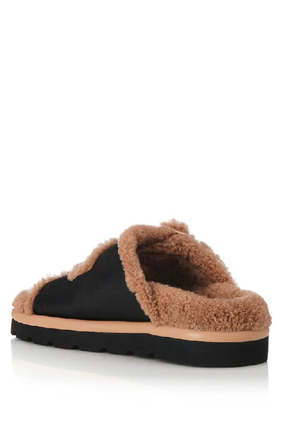 ALIAS MAE - SAINT SANDAL - BLACK LEATHER _ SHEARLING - PERTH STOCKIST - AUSTRALIAN STOCKIST - WA STOCKIST - AUSTRALIA STOCKIST - AUS STOCKIST - PERTH BOUTIQUE - WA BOUTIQUE - AUS BOUTIQUE - AUSTRALIA BOUTIQUE 