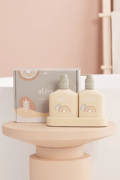 ALIVE BODY - BABY DUO HAIR/BODY WASH AND LOTION + TRAY