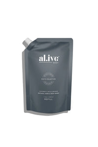 ALIVE BODY - WASH REFILL - COCONUT & WILD ORANGE