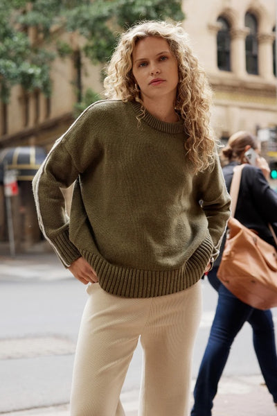 ARCAA - SORA SWEATER - CAPER MARLE