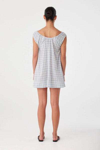 ARCAA MOVEMENT - CAMILLE DRESS - POWDER BLUE CHECK - PERTH BOUTIQUE - AUSTRALIAN BOUTIQUE - WA BOUTIQUE - INTERNATIONAL SHIPPING - USA SHIPPING - PERTH STORES - PERTH STORE - AUSTRALIA - WA - WESTER AUSTRALIA - WOMENS FASHION - FASHION - CLOTHING - WA STOCKIST - PERTH STOCKIST - AUSTRALIAN STOCKIST - STOCKIST