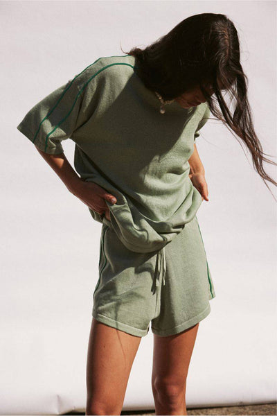 ARCAA MOVEMENT - PIPPA DRAWCORD SHORT - EUCALYPTUS & SEA GREEN - PERTH BOUTIQUE - AUSTRALIAN BOUTIQUE - WA BOUTIQUE - INTERNATIONAL SHIPPING - USA SHIPPING - PERTH STORES - PERTH STORE - AUSTRALIA - WA - WESTER AUSTRALIA - WOMENS FASHION - FASHION - CLOTHING - WA STOCKIST - PERTH STOCKIST - AUSTRALIAN STOCKIST - STOCKIST