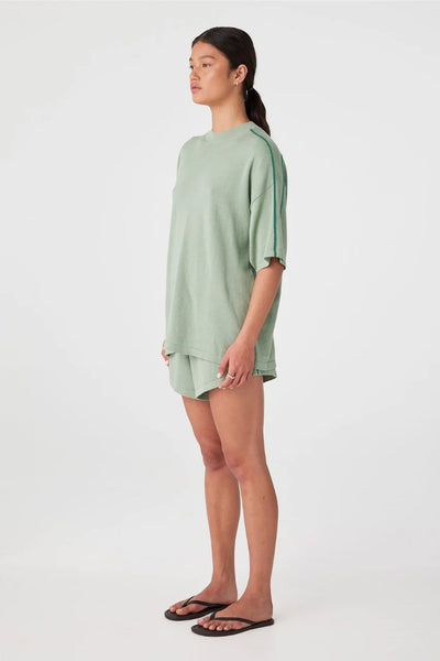 ARCAA MOVEMENT - PIPPA OVERSIZED TEE - EUCALYPTUS & SEA GREEN - PERTH BOUTIQUE - AUSTRALIAN BOUTIQUE - WA BOUTIQUE - INTERNATIONAL SHIPPING - USA SHIPPING - PERTH STORES - PERTH STORE - AUSTRALIA - WA - WESTER AUSTRALIA - WOMENS FASHION - FASHION - CLOTHING - WA STOCKIST - PERTH STOCKIST - AUSTRALIAN STOCKIST - STOCKIST