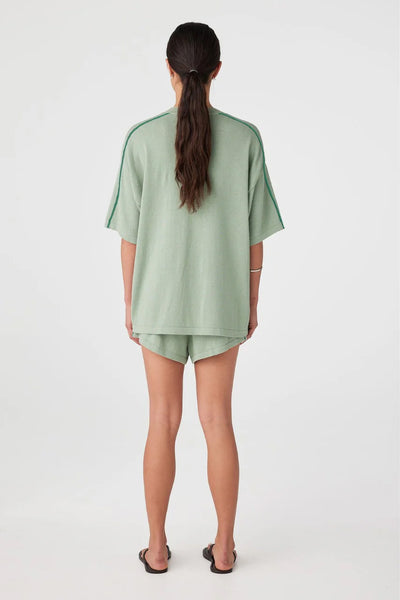 ARCAA MOVEMENT - PIPPA OVERSIZED TEE - EUCALYPTUS & SEA GREEN - PERTH BOUTIQUE - AUSTRALIAN BOUTIQUE - WA BOUTIQUE - INTERNATIONAL SHIPPING - USA SHIPPING - PERTH STORES - PERTH STORE - AUSTRALIA - WA - WESTER AUSTRALIA - WOMENS FASHION - FASHION - CLOTHING - WA STOCKIST - PERTH STOCKIST - AUSTRALIAN STOCKIST - STOCKIST