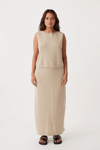  ARCAA MOVEMENT - POPPY ORGANIC COTTON LINEN REVERSIBLE VEST - TAUPE - PERTH STOCKIST - AUSTRALIAN STOCKIST - WA STOCKIST - AUSTRALIA STOCKIST - AUS STOCKIST - PERTH BOUTIQUE - WA BOUTIQUE - AUS BOUTIQUE - AUSTRALIA BOUTIQUE
