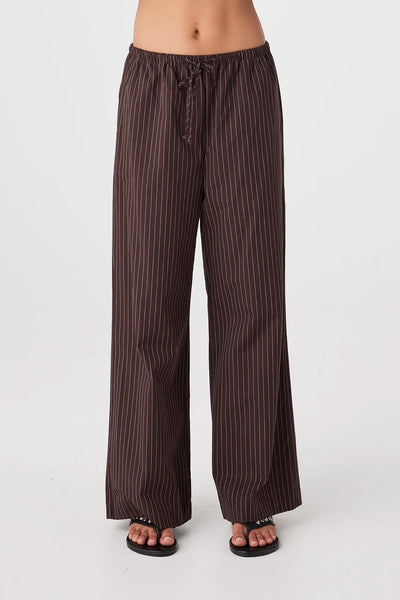 ARCAA MOVEMENT - RAE PANTS - ESPRESSO STRIPE - PERTH BOUTIQUE - AUSTRALIAN BOUTIQUE - WA BOUTIQUE - INTERNATIONAL SHIPPING - USA SHIPPING - PERTH STORES - PERTH STORE - AUSTRALIA - WA - WESTER AUSTRALIA - WOMENS FASHION - FASHION - CLOTHING - WA STOCKIST - PERTH STOCKIST - AUSTRALIAN STOCKIST - STOCKIST