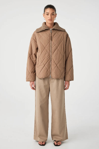 ARCAA MOVEMENT - REECE QUILTED JACKET - TAUPE - PERTH STOCKIST - AUSTRALIAN STOCKIST - WA STOCKIST - AUSTRALIA STOCKIST - AUS STOCKIST - PERTH BOUTIQUE - WA BOUTIQUE - AUS BOUTIQUE - AUSTRALIA BOUTIQUE 