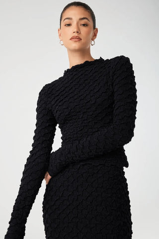 ARCAA MOVEMENT - SUVI HIGH NECK TOP - BLACK - PERTH STOCKIST - AUSTRALIAN STOCKIST - WA STOCKIST - AUSTRALIA STOCKIST - AUS STOCKIST - PERTH BOUTIQUE - WA BOUTIQUE - AUS BOUTIQUE - AUSTRALIA BOUTIQUE 