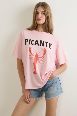 AUGUSTE -PICANTE BOYFRIEND TEE - PINK - PERTH BOUTIQUE - AUSTRALIAN BOUTIQUE - WA BOUTIQUE - INTERNATIONAL SHIPPING - USA SHIPPING - PERTH STORES - PERTH STORE - AUSTRALIA - WA - WESTER AUSTRALIA - WOMENS FASHION - FASHION - CLOTHING - WA STOCKIST - PERTH STOCKIST - AUSTRALIAN STOCKIST - STOCKIST