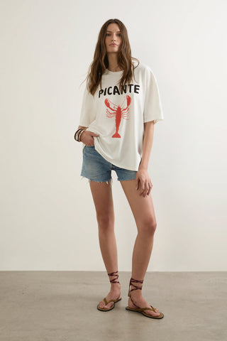 AUGUSTE - PICANTE BOYFRIEND TEE - WHITE - PERTH BOUTIQUE - AUSTRALIAN BOUTIQUE - WA BOUTIQUE - INTERNATIONAL SHIPPING - USA SHIPPING - PERTH STORES - PERTH STORE - AUSTRALIA - WA - WESTER AUSTRALIA - WOMENS FASHION - FASHION - CLOTHING - WA STOCKIST - PERTH STOCKIST - AUSTRALIAN STOCKIST - STOCKIST