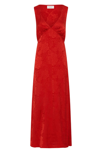 AUGUSTE - RIVER MIDI DRESS - RED - PERTH BOUTIQUE - AUSTRALIAN BOUTIQUE - WA BOUTIQUE - INTERNATIONAL SHIPPING - USA SHIPPING - PERTH STORES - PERTH STORE - AUSTRALIA - WA - WESTER AUSTRALIA - WOMENS FASHION - FASHION - CLOTHING - WA STOCKIST - PERTH STOCKIST - AUSTRALIAN STOCKIST - STOCKIST