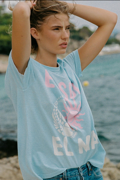 AUGUSTE - SOL CLASSIC TEE - SKY BLUE - PERTH BOUTIQUE - AUSTRALIAN BOUTIQUE - WA BOUTIQUE - INTERNATIONAL SHIPPING - USA SHIPPING - PERTH STORES - PERTH STORE - AUSTRALIA - WA - WESTER AUSTRALIA - WOMENS FASHION - FASHION - CLOTHING - WA STOCKIST - PERTH STOCKIST - AUSTRALIAN STOCKIST - STOCKIST