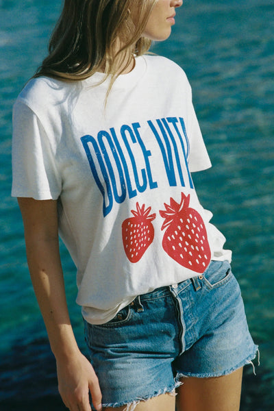 AUGUSTE - SWEET LIFE CLASSIC TEE - WHITE - PERTH BOUTIQUE - AUSTRALIAN BOUTIQUE - WA BOUTIQUE - INTERNATIONAL SHIPPING - USA SHIPPING - PERTH STORES - PERTH STORE - AUSTRALIA - WA - WESTER AUSTRALIA - WOMENS FASHION - FASHION - CLOTHING - WA STOCKIST - PERTH STOCKIST - AUSTRALIAN STOCKIST - STOCKIST