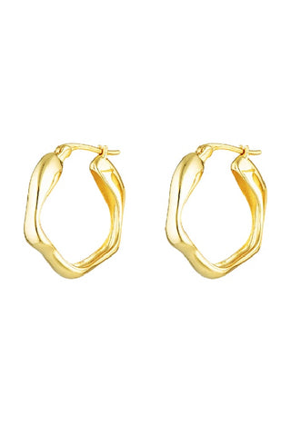 AVANT STUDIO - RIVER HOOPS GOLD PETITE - GOLD - PERTH STOCKIST