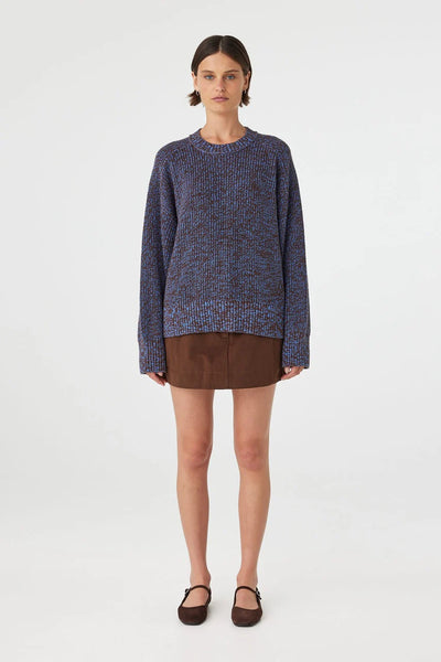 SHOP ARCAA MOVEMENT SOLENE SWEATER IN CHOCOLATE &amp; ROY MULTI ONLINE