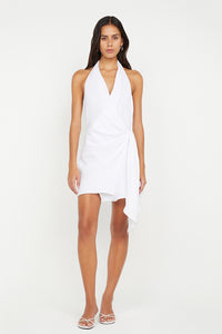 BEC + BRIDGE - AUBREE WRAP MINI DRESS - WHITE - PERTH BOUTIQUE - AUSTRALIAN BOUTIQUE - WA BOUTIQUE - INTERNATIONAL SHIPPING - USA SHIPPING - PERTH STORES - PERTH STORE - AUSTRALIA - WA - WESTER AUSTRALIA - WOMENS FASHION - FASHION - CLOTHING - WA STOCKIST - PERTH STOCKIST - AUSTRALIAN STOCKIST - STOCKIST