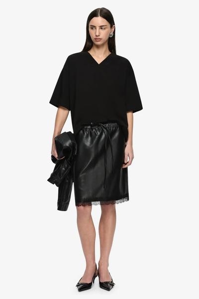 SHOP BEC + BRIDGE SAPHIRA MIDI SKIRT IN BLACK ONLINE