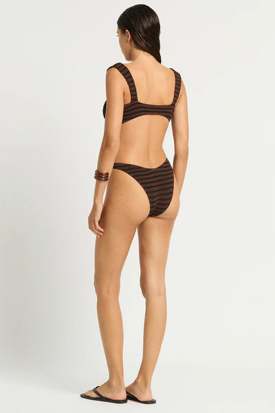 BOND-EYE - RING SCENE BRIEF - CAROB DOT STRIPE - BOND-EYE - RING DELPHI CROP - CAROB DOT STRIPE - PERTH BOUTIQUE - AUSTRALIAN BOUTIQUE - WA BOUTIQUE - INTERNATIONAL SHIPPING - USA SHIPPING - PERTH STORES - PERTH STORE - AUSTRALIA - WA - WESTER AUSTRALIA - WOMENS FASHION - FASHION - CLOTHING - WA STOCKIST - PERTH STOCKIST - AUSTRALIAN STOCKIST - STOCKIST
