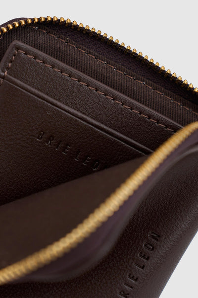 BRIE LEON - ADIE ZIP WALLET - CHOCOLATE - PERTH BOUTIQUE - AUSTRALIAN BOUTIQUE - WA BOUTIQUE - INTERNATIONAL SHIPPING - USA SHIPPING - PERTH STORES - PERTH STORE - AUSTRALIA - WA - WESTER AUSTRALIA - WOMENS FASHION - FASHION - CLOTHING - WA STOCKIST - PERTH STOCKIST - AUSTRALIAN STOCKIST - STOCKIST