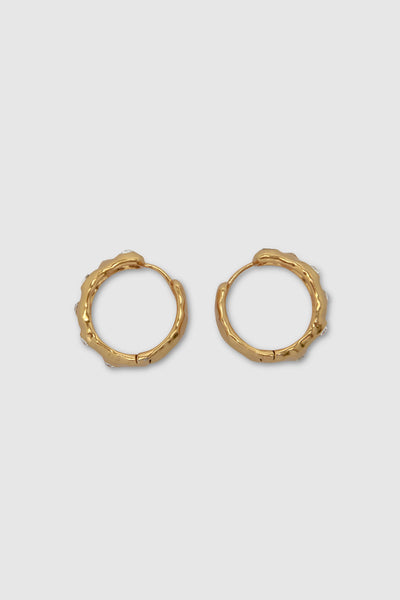 BRIE LEON - ASTA HOOP EARRINGS - GOLD - PERTH BOUTIQUE - AUSTRALIAN BOUTIQUE - WA BOUTIQUE - INTERNATIONAL SHIPPING - USA SHIPPING - PERTH STORES - PERTH STORE - AUSTRALIA - WA - WESTER AUSTRALIA - WOMENS FASHION - FASHION - CLOTHING - WA STOCKIST - PERTH STOCKIST - AUSTRALIAN STOCKIST - STOCKIST