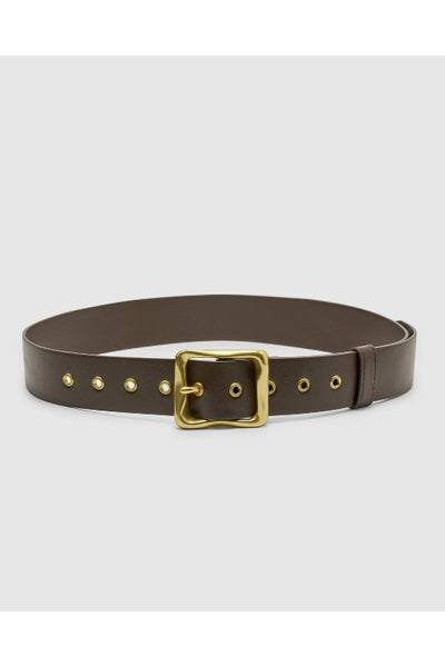 BRIE LEON - EVERYDAY BELT - CHOCOLATE