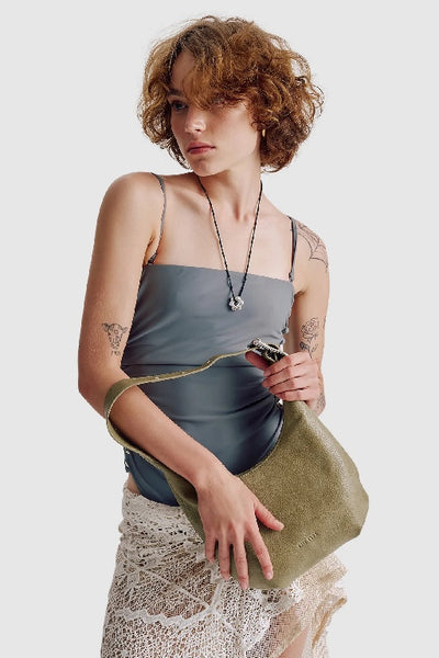 BRIE LEON - EVERYDAY CROISSANT BUCKLE BAG - OLIVE - PERTH BOUTIQUE - AUSTRALIAN BOUTIQUE - WA BOUTIQUE - INTERNATIONAL SHIPPING - USA SHIPPING - PERTH STORES - PERTH STORE - AUSTRALIA - WA - WESTER AUSTRALIA - WOMENS FASHION - FASHION - CLOTHING - WA STOCKIST - PERTH STOCKIST - AUSTRALIAN STOCKIST - STOCKIST
