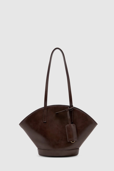 SHOP BRIE LEON HEATHER MINI TOTE IN GANACHE ONLINE