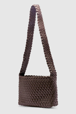 BRIE LEON - LUCA WOVEN CROSSBODY BAG - CHOCOLATE - PERTH BOUTIQUE - AUSTRALIAN BOUTIQUE - WA BOUTIQUE - INTERNATIONAL SHIPPING - USA SHIPPING - PERTH STORES - PERTH STORE - AUSTRALIA - WA - WESTER AUSTRALIA - WOMENS FASHION - FASHION - CLOTHING - WA STOCKIST - PERTH STOCKIST - AUSTRALIAN STOCKIST - STOCKIST
