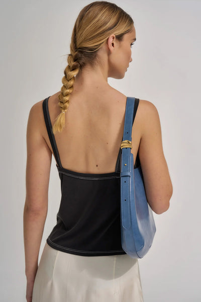 BRIE LEON - ORGANICA DAY BAG - MID DENIM - PERTH BOUTIQUE - AUSTRALIAN BOUTIQUE - WA BOUTIQUE - INTERNATIONAL SHIPPING - USA SHIPPING - PERTH STORES - PERTH STORE - AUSTRALIA - WA - WESTER AUSTRALIA - WOMENS FASHION - FASHION - CLOTHING - WA STOCKIST - PERTH STOCKIST - AUSTRALIAN STOCKIST - STOCKIST