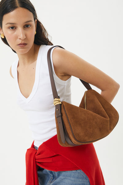 BRIE LEON - ORGANICA HOBO BAG -  CHESTNUT - PERTH BOUTIQUE - AUSTRALIAN BOUTIQUE - WA BOUTIQUE - INTERNATIONAL SHIPPING - USA SHIPPING - PERTH STORES - PERTH STORE - AUSTRALIA - WA - WESTER AUSTRALIA - WOMENS FASHION - FASHION - CLOTHING - WA STOCKIST - PERTH STOCKIST - AUSTRALIAN STOCKIST - STOCKIST