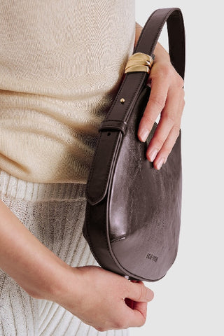 BRIE LEON - ORGANICA MINI BAG - BURNT COFFEE - PERTH BOUTIQUE - AUSTRALIAN BOUTIQUE - WA BOUTIQUE - INTERNATIONAL SHIPPING - USA SHIPPING - PERTH STORES - PERTH STORE - AUSTRALIA - WA - WESTER AUSTRALIA - WOMENS FASHION - FASHION - CLOTHING - WA STOCKIST - PERTH STOCKIST - AUSTRALIAN STOCKIST - STOCKIST