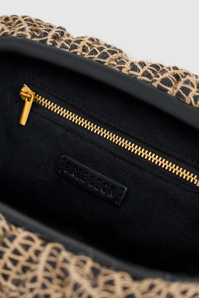 BRIE LEON - RHI CLUTCH - RAFFIA STRIPE - PERTH BOUTIQUE - AUSTRALIAN BOUTIQUE - WA BOUTIQUE - INTERNATIONAL SHIPPING - USA SHIPPING - PERTH STORES - PERTH STORE - AUSTRALIA - WA - WESTER AUSTRALIA - WOMENS FASHION - FASHION - CLOTHING - WA STOCKIST - PERTH STOCKIST - AUSTRALIAN STOCKIST - STOCKIST