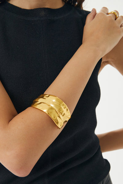 BRIE LEON - SLOANE CUFF - GOLD