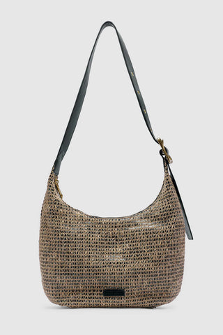 BRIE LEON - LARGE EVERYDAY CROISSANT BUCKLE BAG -  RAFFIA STRIPE - PERTH BOUTIQUE - AUSTRALIAN BOUTIQUE - WA BOUTIQUE - INTERNATIONAL SHIPPING - USA SHIPPING - PERTH STORES - PERTH STORE - AUSTRALIA - WA - WESTER AUSTRALIA - WOMENS FASHION - FASHION - CLOTHING - WA STOCKIST - PERTH STOCKIST - AUSTRALIAN STOCKIST - STOCKIST