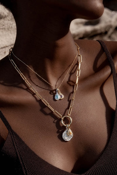 BY CHARLOTTE - 18" WITH LOVE ANNEX LINK NECKLACE - GOLD