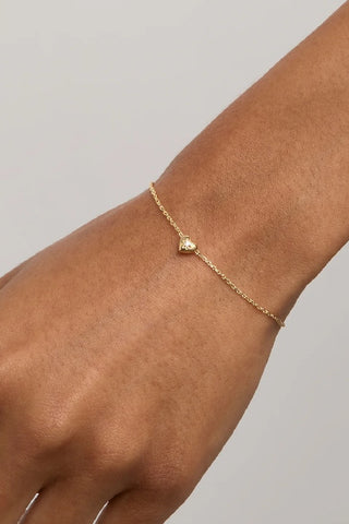 BY CHARLOTTE - BLOOMING HEARTS BRACELET - GOLD - PERTH STOCKIST - AUSTRALIAN STOCKIST - WA STOCKIST - AUSTRALIA STOCKIST - AUS STOCKIST - PERTH BOUTIQUE - WA BOUTIQUE - AUS BOUTIQUE - AUSTRALIA BOUTIQUE 