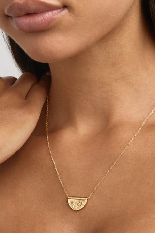 BY CHARLOTTE - BLOOMING TOGETHER LOTUS NECKLACE - GOLD - PERTH STOCKIST - AUSTRALIAN STOCKIST - WA STOCKIST - AUSTRALIA STOCKIST - AUS STOCKIST - PERTH BOUTIQUE - WA BOUTIQUE - AUS BOUTIQUE - AUSTRALIA BOUTIQUE